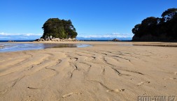 Pláž Tasmanova národního parku, Nový Zéland