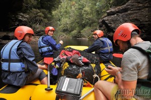 Tasmánie - raftová expedice na Franklin river
