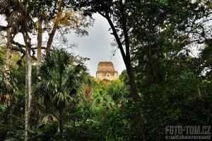 Májské ruiny Tikal, hlavní náměstí